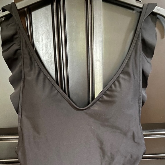 aerie Other - NWT Aerie One Piece Solid Black Swimsuit-Size Small